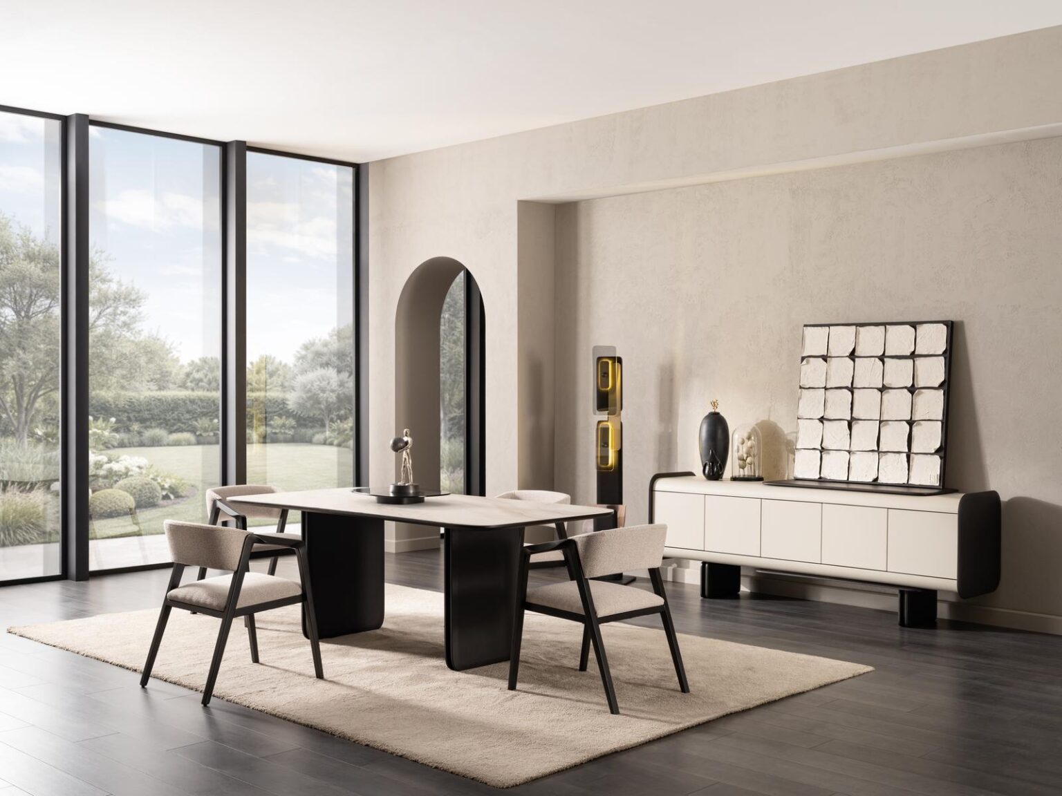 Gravel Yemek Odası Takımı - Orix Home